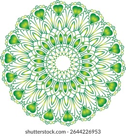 luxurious mandala design for henna tattoo ,background uses