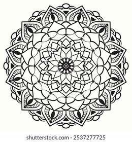 Padrões ornamentais luxuosos em mandala, desenhos árabes, indianos e florais para relaxamento e decoração