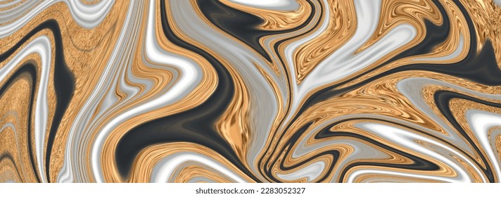 luxurious marble with golden particles. Italian marble slab with golden veins, Closeup surface grunge stone texture. Modern design element.	
