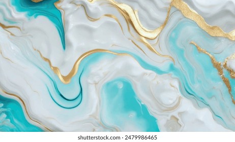 Lujoso fondo de Fondo de pantalla de mármol. Textura de mármol de lujo con brillo dorado y tono verde agua. Mármol azul océano con remolinos de estilo de lujo natural de mármol y patrón de geoda de polvo de oro.