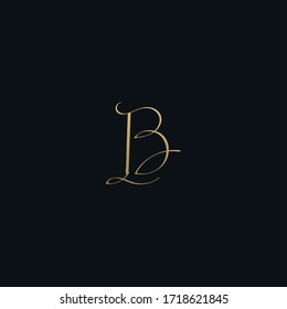 Luxurious Modern B Initial Based Letter Stock Vector (Royalty Free ...