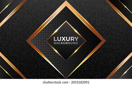 Luxurious modern background with gold color combination