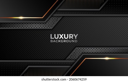 Luxurious modern background with gold color combination