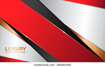 Luxurious modern background with gold color combination