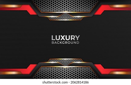 Luxurious modern background with gold color combination