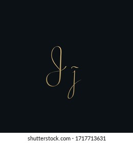 Luxurious modern JJ initial based letter icon logo