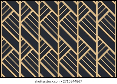 Patrón de Vector floral monocromo lujoso | Diseño geométrico decorativo de la teja para la moda, la materia textil, el interior, la alfombra y el arte gráfico | Textura digital con estilo con Antiguas y atractivo moderno