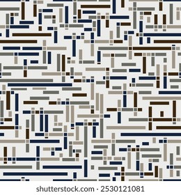 Luxuoso padrão sem emenda poligonal. Ilustração vetorial para impressão, tecido, capa, embalagem, decoração de interiores, decoração de blog e outros seus projetos.
