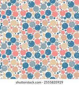 Luxurious motley spotted seamless pattern. Vector illustration for print, fabric, cover, packaging, interior decor, blog decoration and other your projects.