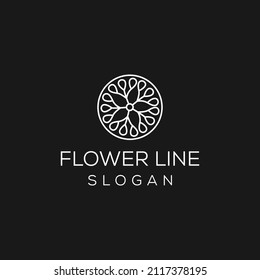 Luxurious Nature floral leaf ornament logo icon design template elegant beauty spa yoga cosmeti