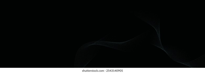 Luxurious Navy Blue Line Wave Design with Intricate Dot Texture, Ideal for High-End Digital Backgrounds, Premium Artistic Projects, and Innovative Graphic Design