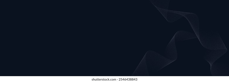 Luxurious Navy Blue Particle Wave Design with Intricate Dot Texture, Ideal for High-End Digital Backgrounds, Premium Artistic Projects, and Sophisticated Graphic Design Applications