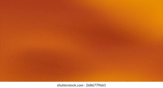 Luxuoso modelo de papel de parede laranja abstrato gradiente. Fundo de cor de outono suave embaçado. Laranja dourado e onda fluente de cores. Gradação abstrata. Ilustração de vetor