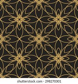 Luxurious ornamental seamless pattern. Decorative vector illustration.