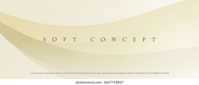 Luxurious pearl abstract background combined with gold line elements. Modern template design vector illustration.