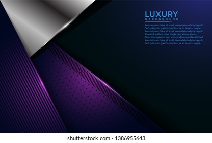 luxurious purple and silver overlap background