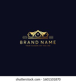 Luxurious real state design and Vector bridge template