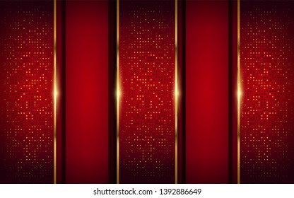 luxurious red and gold background