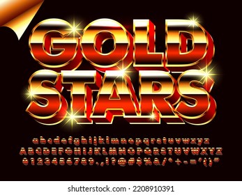 Luxuriöser Rot-Gold-Text-Effekt mit Vintage-Stil