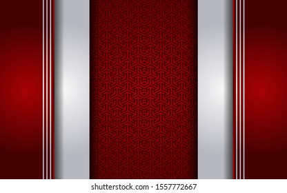 luxurious red white with abstract style background
