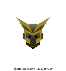 Diseño De Logotipo De Cabeza Robot De Lujo Para Juegos