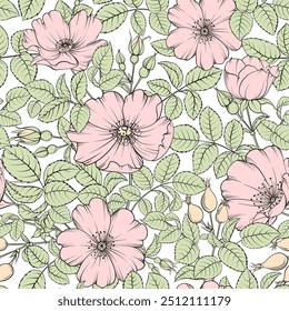 Papel de parede rosa luxuoso em estilo vintage. Ilustração vetorial.