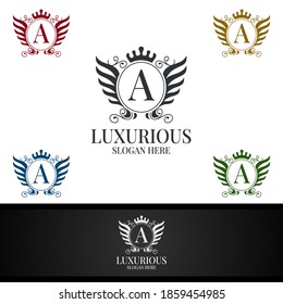 Luxurious Royal Logo for Jewelry, Wedding, Hotel or Fashion
