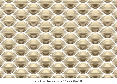 Luxurious seamless golden pattern. Abstract background texture perfect for fabric, packaging, and invitation design. Stock vector illustration.