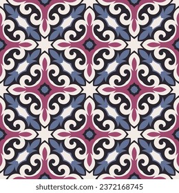 Luxurious seamless pattern. Art forms are grouped and arranged in a specific order. Vector image for print, textile, packaging, interior design and your other projects.
