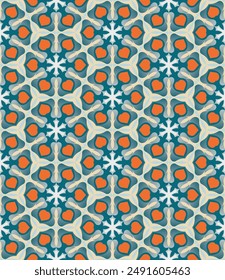 Luxurious seamless pattern. Art forms are grouped and arranged in a specific order. Vector image for print, textile, packaging, interior design and your other projects.