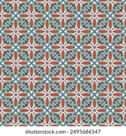 Luxurious seamless pattern. Art forms are grouped and arranged in a specific order. Vector image for print, textile, packaging, interior design and your other projects.