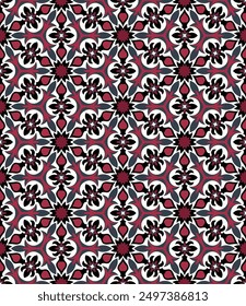 Luxurious seamless pattern. Art forms are grouped and arranged in a specific order. Vector image for print, textile, packaging, interior design and your other projects.