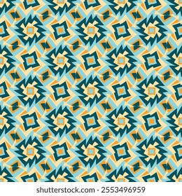 Luxurious seamless pattern. Art forms are grouped and arranged in a specific order. Vector image for print, textile, packaging, interior design and your other projects.