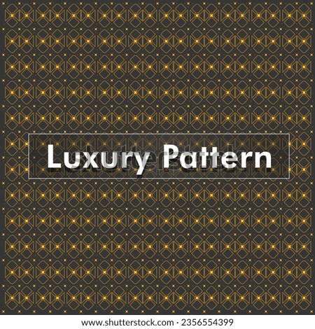 A Luxurious Seamless Pattern. Luxury Pattern Template.