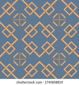 Luxurious Seamless Pattern with Ornament Style. Vintage Concept Suitable for Wallpaper, Card, Invitation, Printing Art, Vector Background