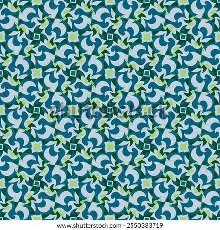 Luxurious seamless pattern. Overlapping art forms, stripes, polygons, segments are grouped and arranged in a certain order. Vector. 