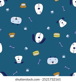 Luxurious seamless pattern. Vector Illustrasion, design for fashion, fabric, textile, wallpaper, wrapping and prints