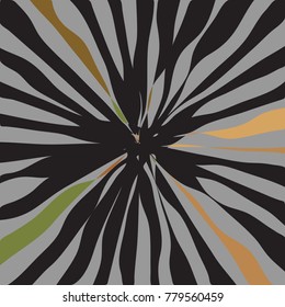 Luxuosa Estrela brilhante Radial Art Composição, Design para Cartaz, Cartão, Convite, Placard, Folheto, Folheto
