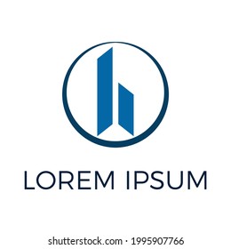 luxurious and sophisticated logo vector for a simple high-rise property