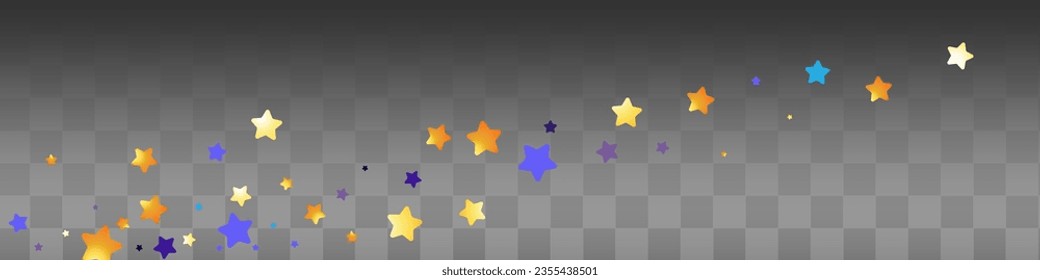 Luxuriöser, schwarz-transparenter Panorama-Hintergrund. Shiny Splash festliche Postkarte. Constellation Holiday Design. Confetti Happy Texture.