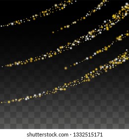 Luxurious Starry Night Design for Banner, Poster, Template, Card, Web, Advertisement, Party or Disco Print. Luxury Night Digital Illustration. 