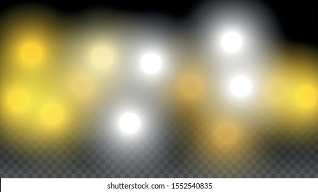 Luxurious Starry Night Design for Banner, Poster, Template, Card, Web, Advertisement, Party or Disco Print. Luxury Night Digital Illustration. 
