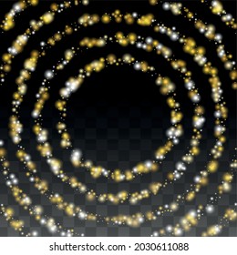 Luxurious Starry Night Design for Banner, Poster, Template, Card, Web, Advertisement, Party or Disco Print. Bright Flicker Background with a Disco Light Design. 