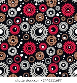 Luxurious variegated seamless pattern. Vector illustration for print, fabric, cover, packaging, interior decor, blog decoration and other your projects.