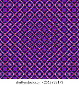 The luxurious vector geometric diamond pattern blends modern and classic styles, creating a refreshing and lively feel