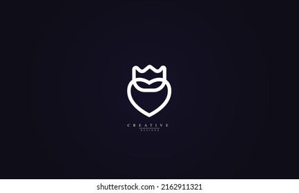 Luxurious vector logo design template