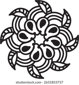 Luxurious vector mandala design for decoration