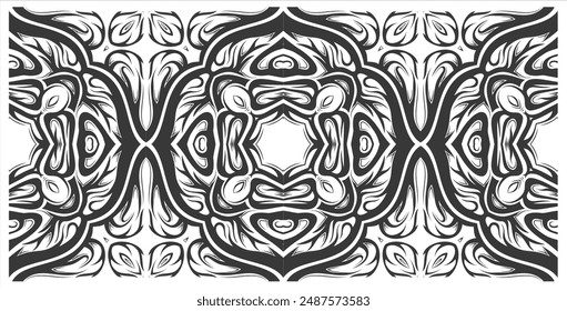 Luxurious wallpaper seamless backgroun pattern design. crafted artistically inspired by how climbing plants grow and then peated to create seamless pattern, good for tiles, textiles and more 