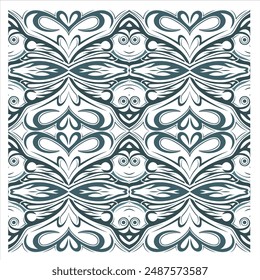 Luxurious wallpaper seamless backgroun pattern design. crafted artistically inspired by how climbing plants grow and then peated to create seamless pattern, good for tiles, textiles and more 