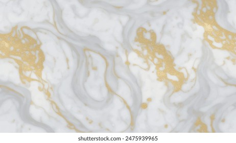 Lujosas estatuas de Carrara blancas con textura de mármol de fondo. Mármol brillante de Calacatta con rayas doradas. Vector de fondo de textura de mármol blanco de lujo. Diseño de textura de mármol panorámico.